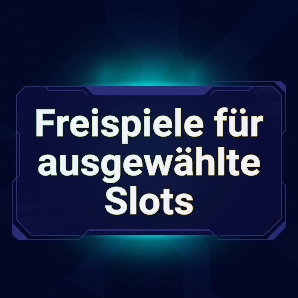 Freispiele für ausgewählte Slots